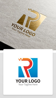 R字母字体专题模板 - 探索R字母LOGO设计的创意与风格